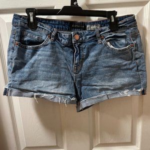 Aeropostale midi jean shorts